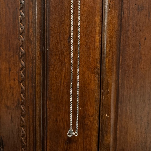 Clocks and Colours Rounded Box Chain Sterling Silver 55cm - Picture 1 of 5